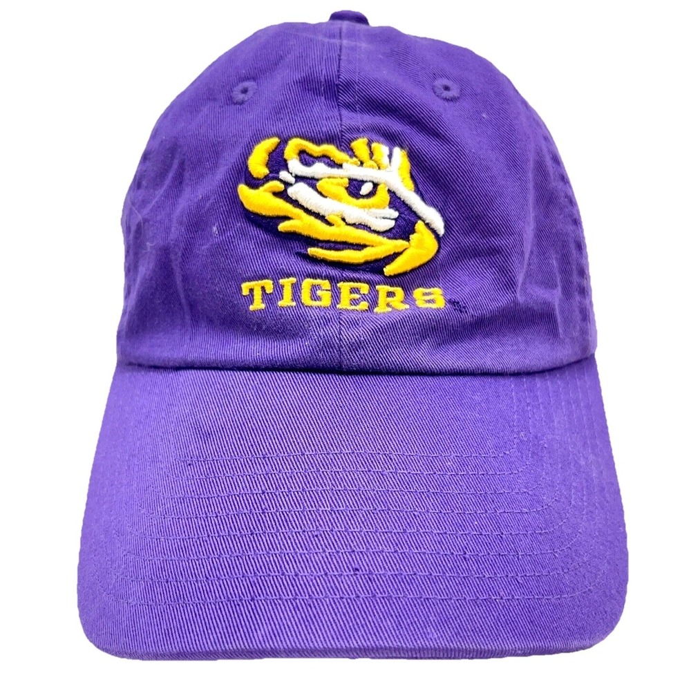 LSU Tigers Hat Cap Strap Back Nike Adjustable Twill Baseball Dad Adult Size